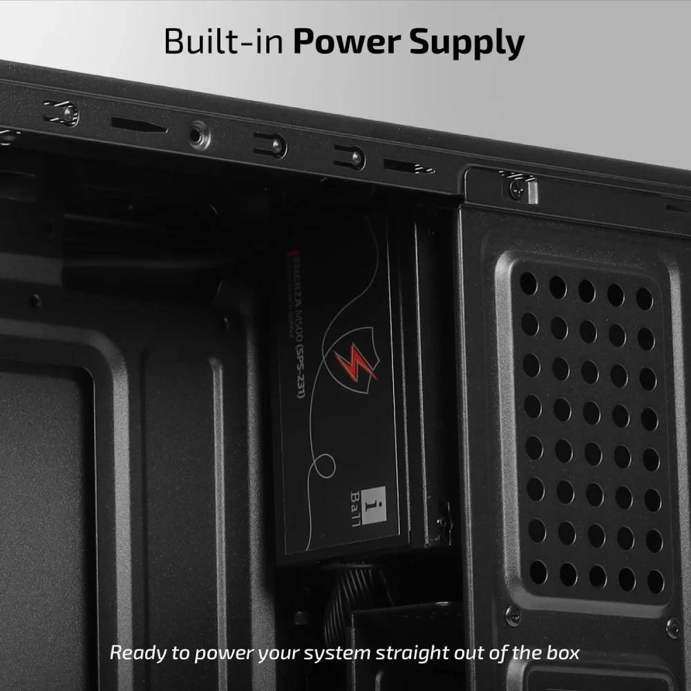 Iball Cabinet With Smps MS80 Slim view 3